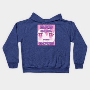 Good Girl Gone Bad Cute And Motivating Anime Kids Hoodie